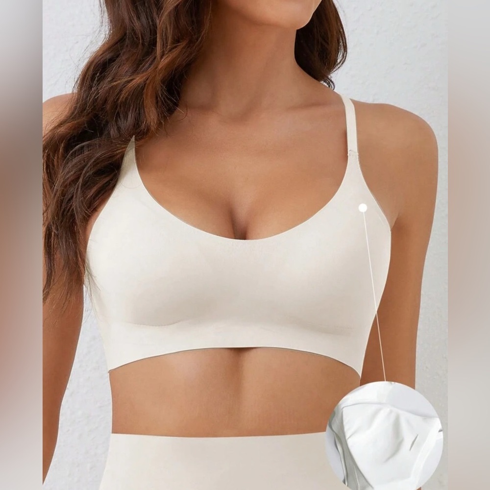 SHEIN White Women’s Bra with Adjustable Straps